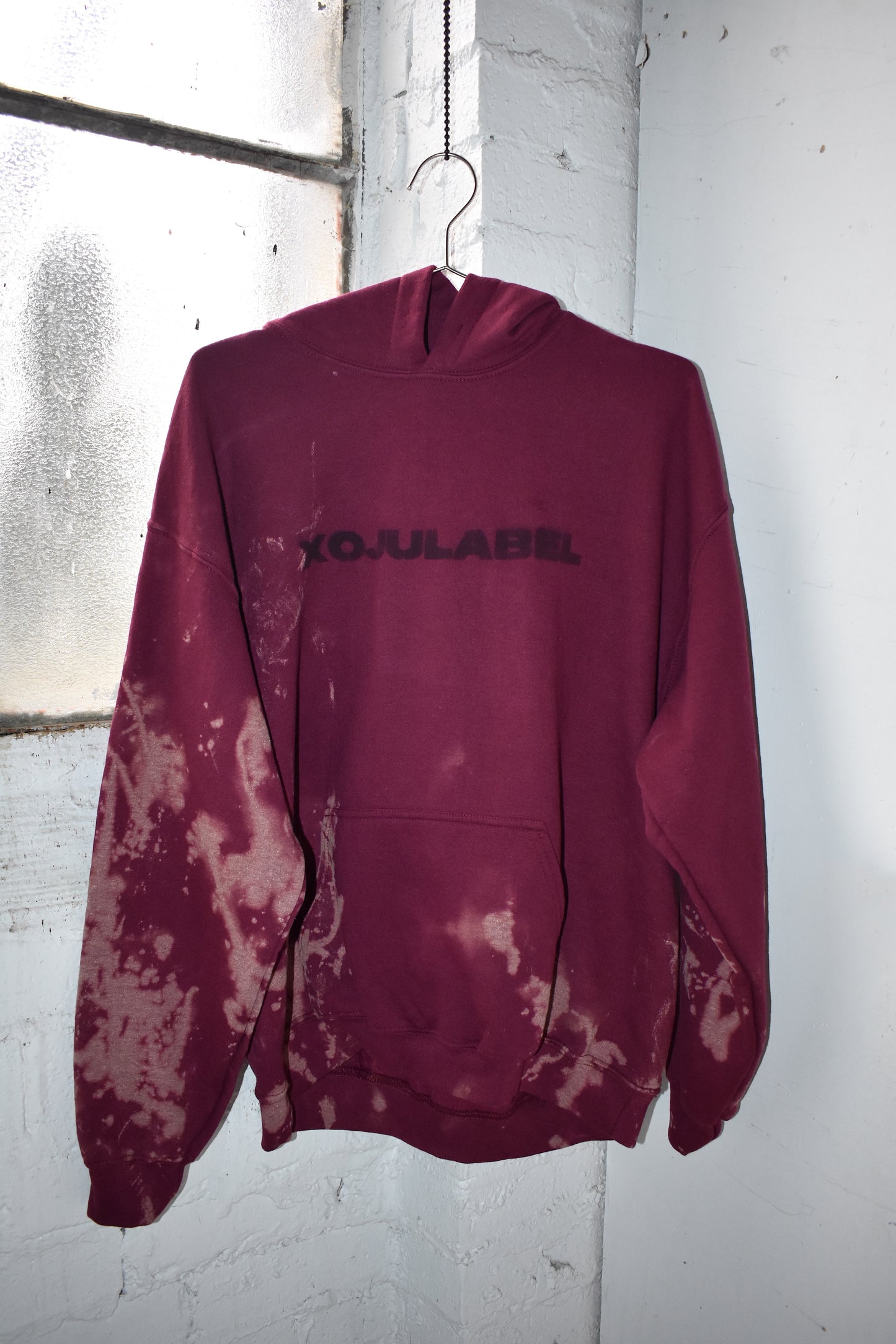 XOJULABEL Logo Dyed Hoodie
