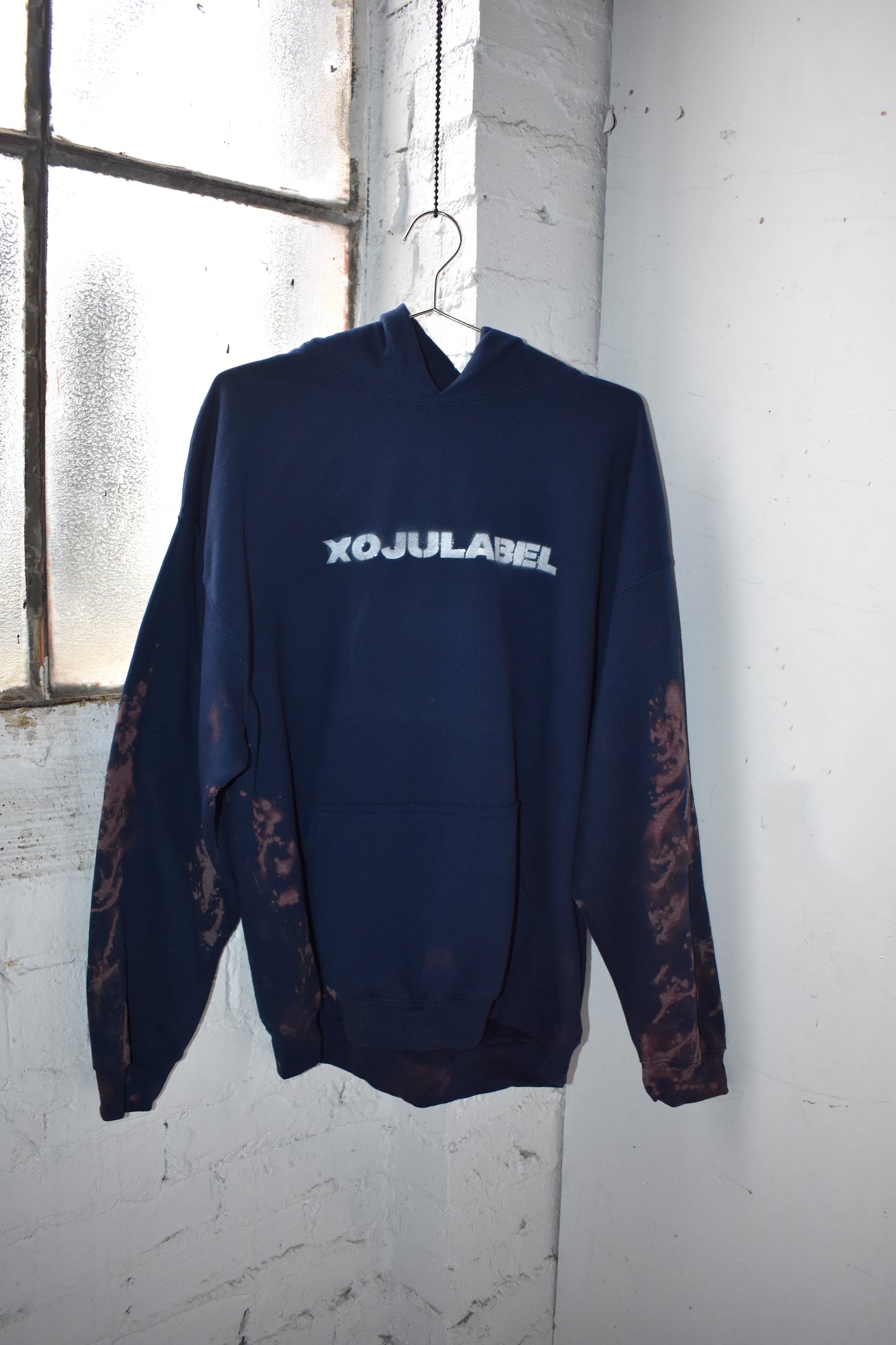XOJULABEL Logo Dyed Hoodie