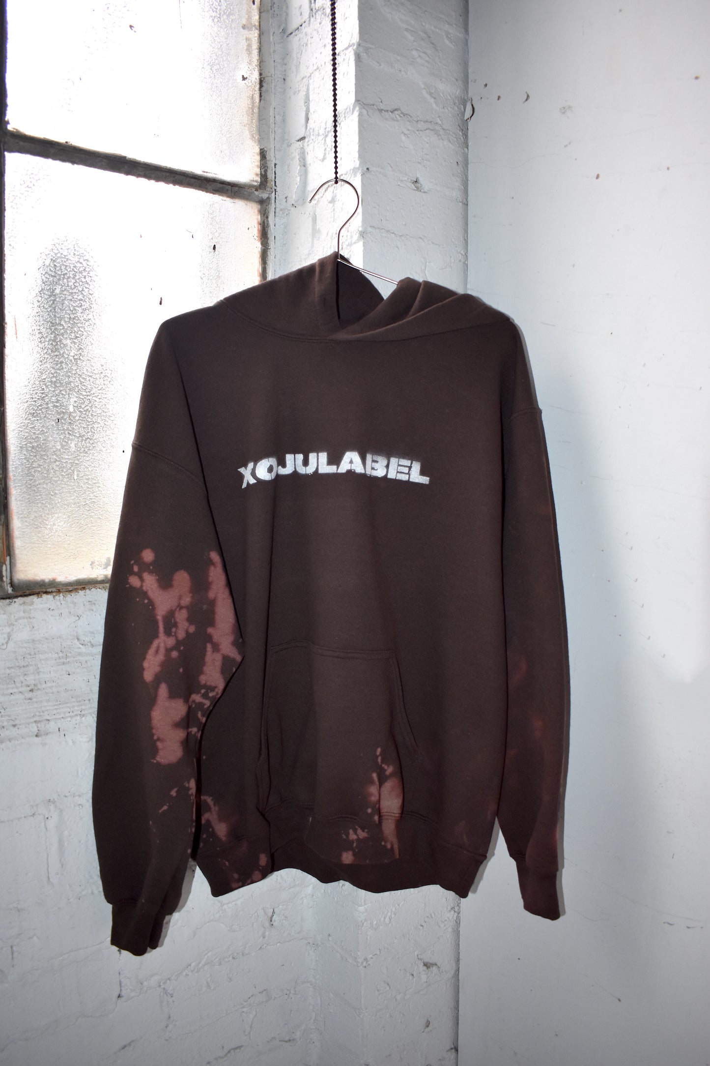 XOJULABEL Logo Dyed Hoodie